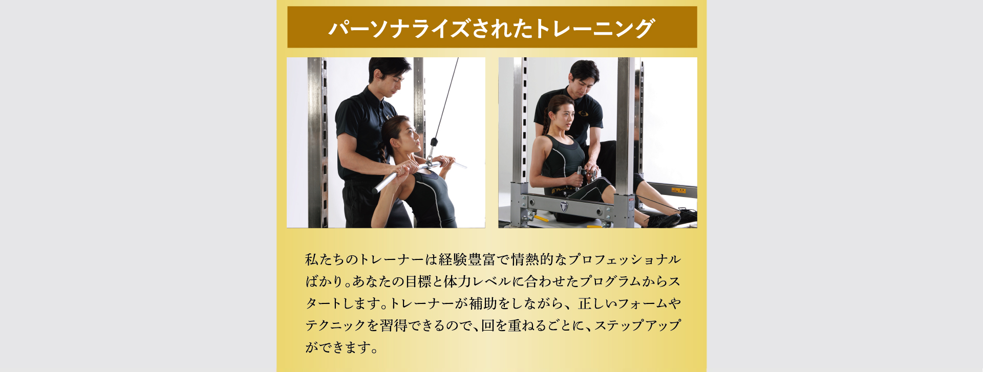 パーソナライズされたトレーニング