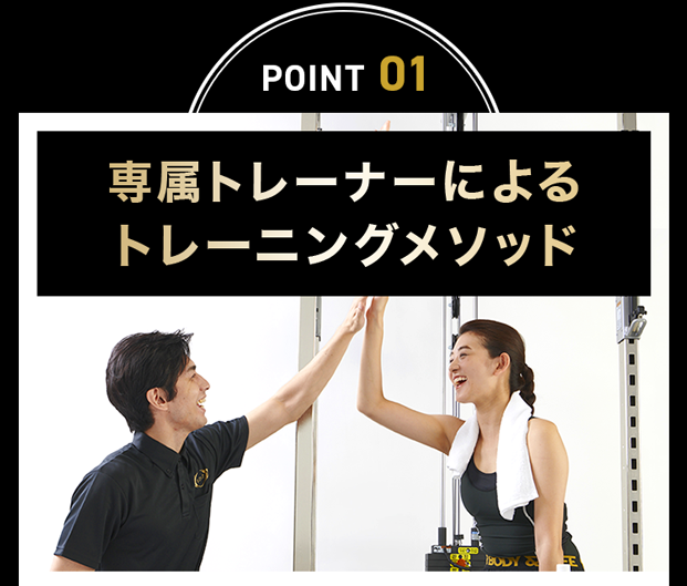 専属トレーナーによるトレーニングメソッド