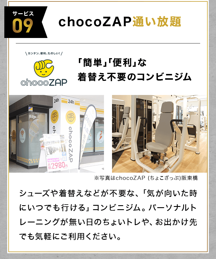 chocoZAP通い放題