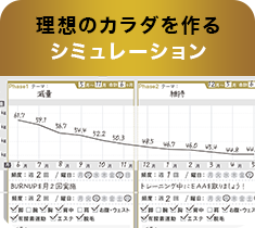 理想のカラダをつくるシミュレーション